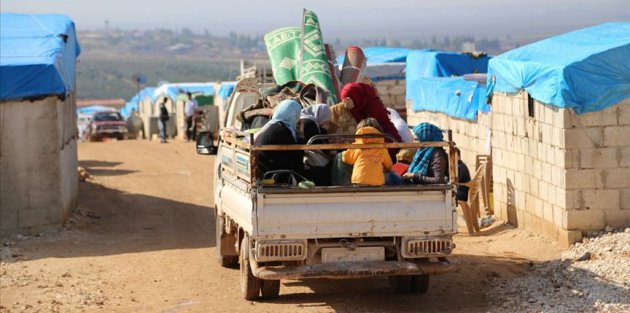 124 bin sivil Suriye-Türkiye sınırındaki kamplara göç etti