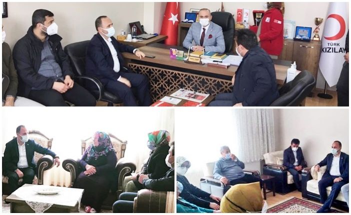 Ak Parti İlçe Başkanı Fatih Aydemir'den, şehit ailesine ziyaret