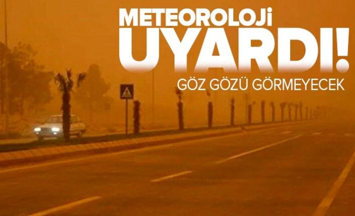 İstanbul, İzmir, Ankara hava durumu: Göz gözü görmeyecek! Toz taşınımı...