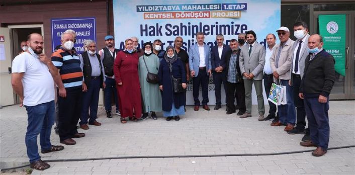 Türkiye’nin Örnek Kentsel Dönüşüm Projesinde Gaziosmanpaşa'da Hak Sahipleri Dairelerine Kavuştu