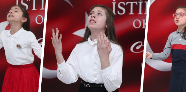 Gaziosmanpaşa'da İstiklal Marşı Okuma Yarışması Duygu Dolu Anlara Sahne Oldu
