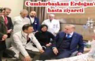 Cumhurbaşkanı Erdoğan Gaziosmanpaşa'da hasta ziyaretlerinde...