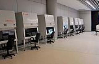 İstanbul Havalimanı'nda koronavirüs test merkezi...