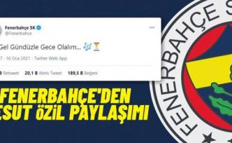 Fenerbahçe'den taraftarları heyecanlandıran 'Mesut Özil' paylaşımı
