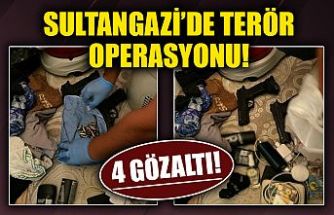 Sultangazi’de terör operasyonu: 4 gözaltı