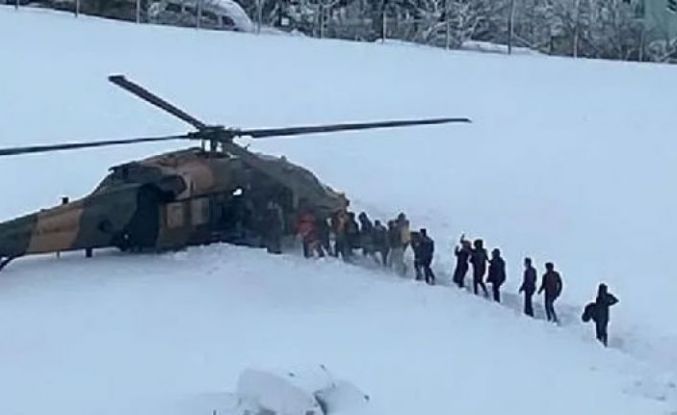 Arnavutköy Devlet Hastanesi'nden askeri helikopterle hasta sevk edildi