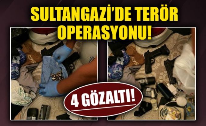 Sultangazi’de terör operasyonu: 4 gözaltı
