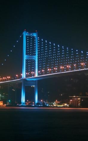 Asya ve Avrupa’yı birbirine bağlayan Boğaz köprüleri şehrin simgelerinden. Boğaziçi Köprüsü, Karadeniz ile Marmara Denizi'ni birbirine bağlayan İstanbul Boğazı üzerinde yer alan iki asma köprüden biri. Ortaköy ve Beylerbeyi arasında olan Boğaziçi Köprüsü Ekim 1973 tarihinde hizmete açıldı. Kavacık ile Hisarüstü arasında olan Fatih Sultan Mehmet Köprüsü ise 3 Temmuz 1988 yılında tamamlandı.