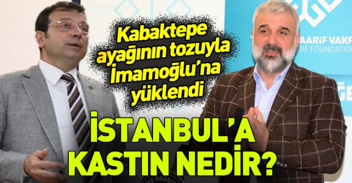 Osman Nuri Kabaktepe'den Gazi yakınını tehdit eden İmamoğlu'na sert cevap