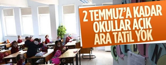 Ziya Selçuk&#039;tan yaz tatili ve ara tatil açıklaması