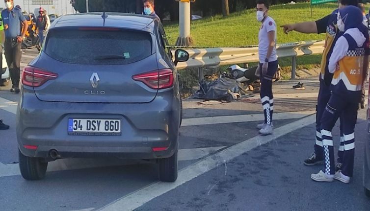 Bayrampaşa&#039;da feci kaza: 1 ölü, 1 ağır yaralı