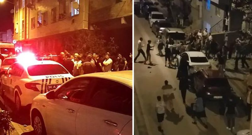 Sultangazi'de &ccedil;ocukların kavgasına aileler de karıştı... Ortalık savaş alanına d&ouml;nd&uuml;