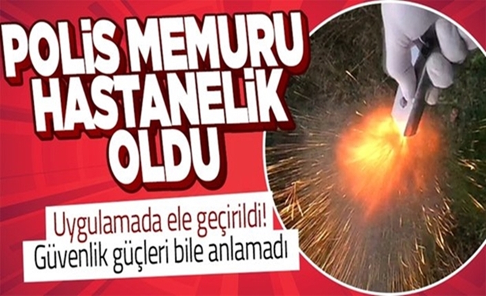 Eyüpsultan&#039;da kumanda görünümlü tabanca ateş aldı, polis yaralandı