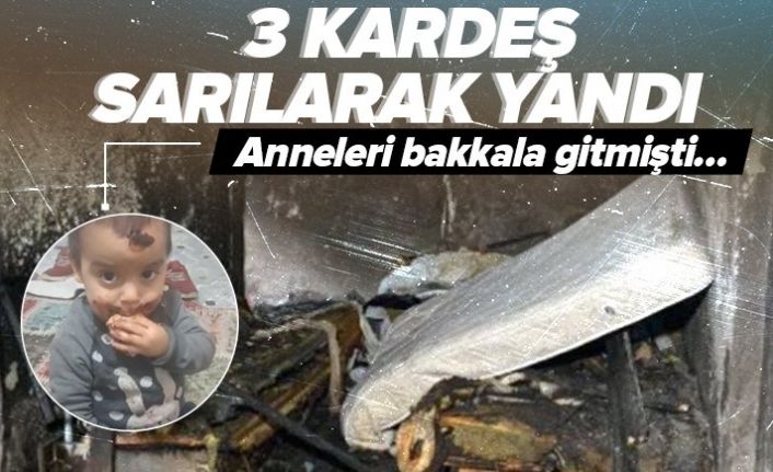 Gaziosmanpaşa&#039;da yangın: 1 ve 3 yaşındaki kardeşler öldü