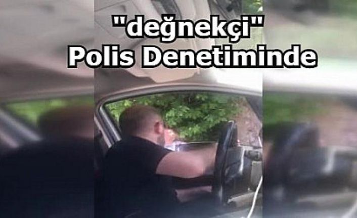 Eyüpsultan'da sivil trafik polislerinin tespit ettiği "değnekçi" gözaltına alındı