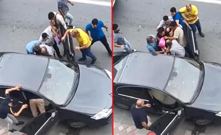 Sultangazi&#039;de 4 kişi aracını park eden polisi böyle darp etti