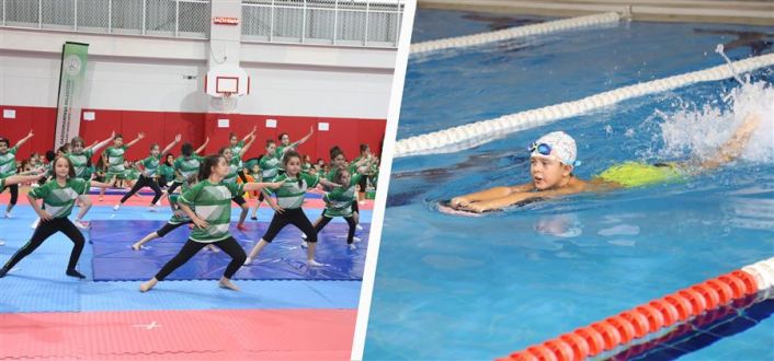 Gaziosmanpaşa Yaz Okulu öğrencileri spor şenliklerinde yeteneklerini sergiledi