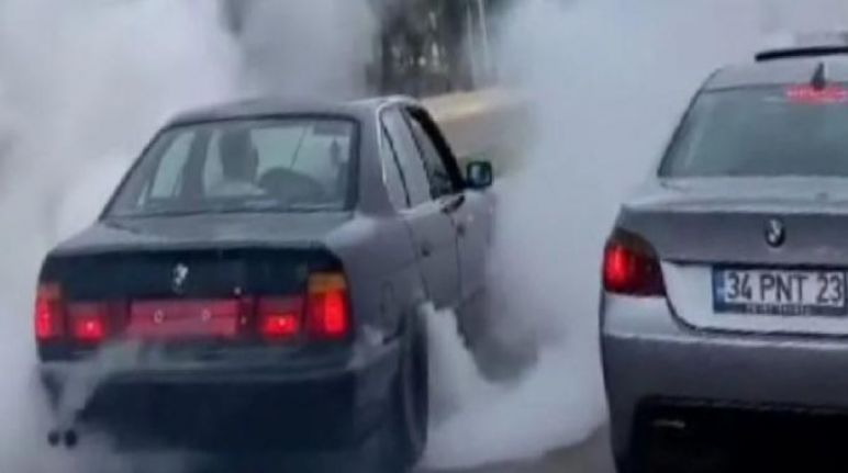 Gaziosmanpaşa'da drift görüntülerini paylaşan sürücüye ceza kesildi