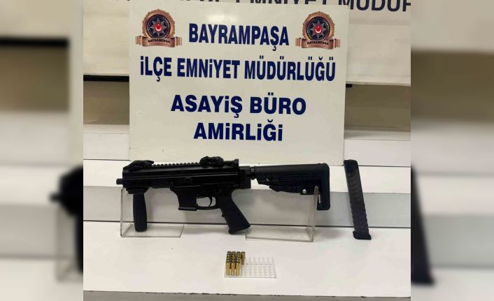 Bayrampaşa’da işyerine yapılan baskında otomatik tüfek ele geçirildi: 1 gözaltı
