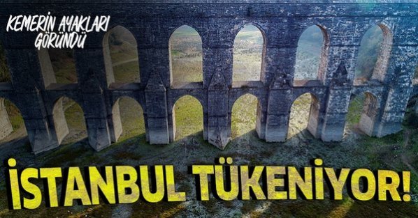 Alibeyköy Barajı alarm veriyor! Korkutan görüntü! 10 yıldır böylesi görülmemişti.