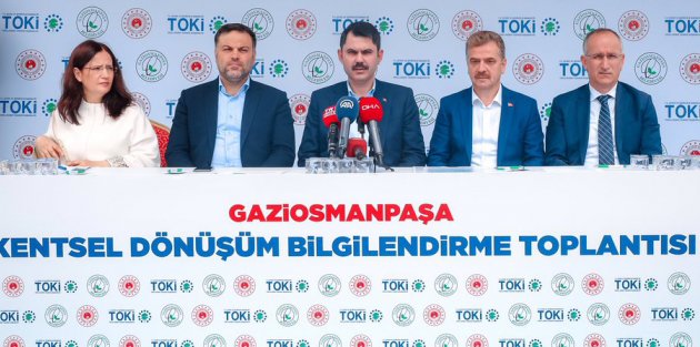 Bakan Kurum: “Gaziosmanpaşa’da Yıl Sonuna Kadar 4 Bin 400 Konutun Temelini Atacağız”