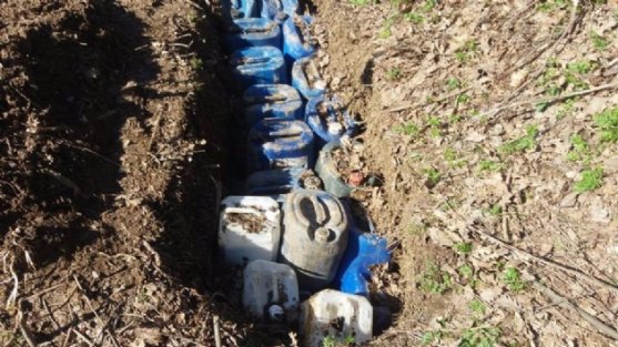 Bitlis'te PKK'ya ait 2 ton patlayıcı imha edildi