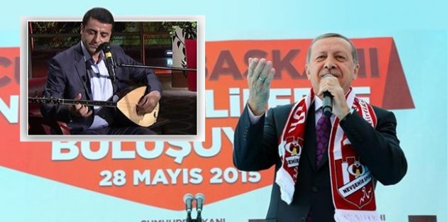 Erdoğan Demirtaş'ı eleştirdi: 50 kişinin &ouml;l&uuml;m&uuml;ne neden olan bu popstar değil miydi?