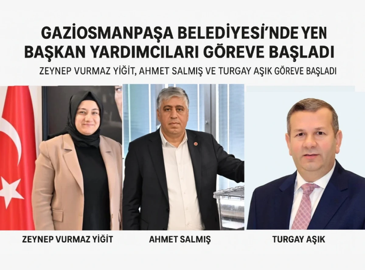 Gaziosmanpaşa Belediyesi’nde Yeni Başkan Yardımcıları Göreve Başladı