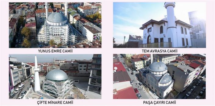 Gaziosmanpaşa'ya 4 yeni Camii