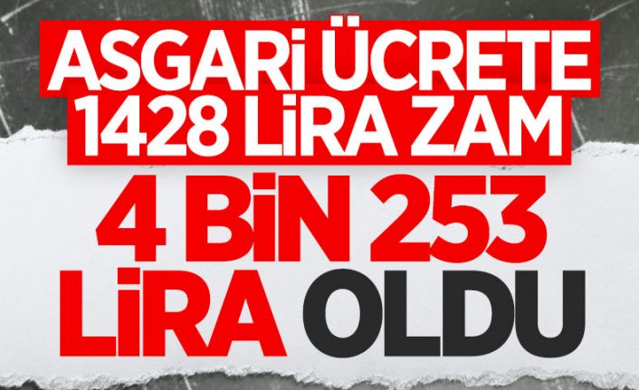 Başkan Erdoğan asgari ücret zammını açıkladı!