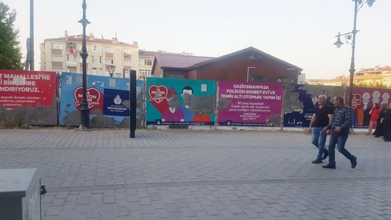Gaziosmanpaşa Poligon Kültür Merkezi'nin inşaatının tamamlanmamasına tepki!