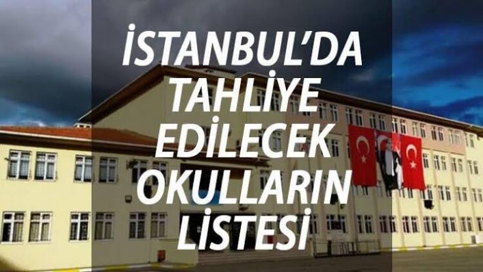 İlçe ilçe riskli okullar: İşte İstanbul'da deprem nedeniyle tahliye edilecek okullar