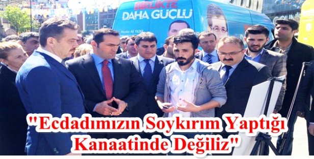 AK GOP Gençlik Kolları,“Sözde Ermeni Soykırımı“Sergisi Ses Getirdi...!