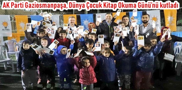 AK Parti Gaziosmanpaşa, Dünya Çocuk Kitap Okuma Günü’nü kutladı.