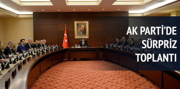 AK Parti'de Bakanlar Kurulu ve MYK üyeleriyle toplantı