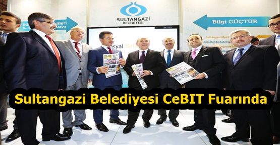 Bakanlar;Sultangazi Belediyesi CeBIT Fuarını Ziyaret Etti...