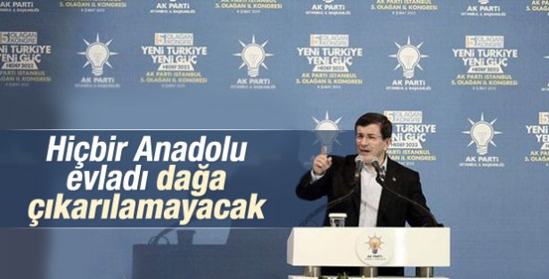 Başbakan Davutoğlu Ankara'da Gençlik Kolları Kongresi'nde
