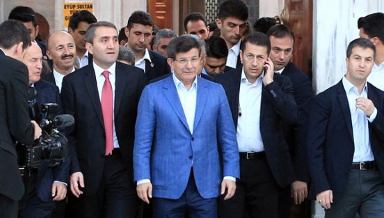 Başbakan Davutoğlu Eyüp Sultan'da