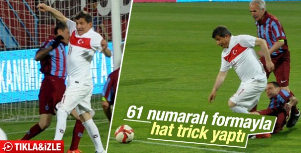 Başbakan Davutoğlu'ndan Avni Aker'de gol şov