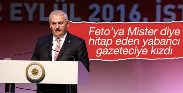 Başbakan'dan 'Mister Gülen' azarı