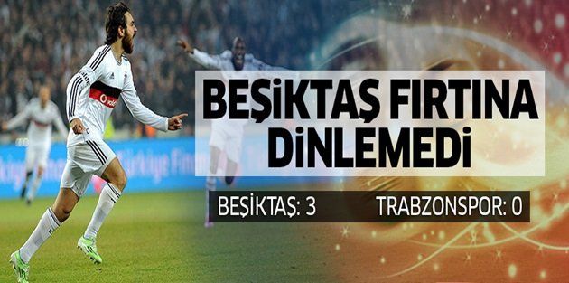 Beşiktaş 'Fırtına' dinlemedi