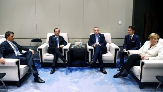 Cumhurbaşkanı Erdoğan, AB liderleriyle dörtlü zirve gerçekleştirdi