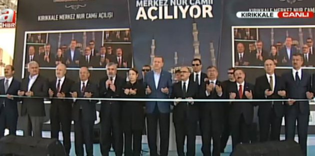 Cumhurbaşkanı Erdoğan, Nur Camisi'ni açtı