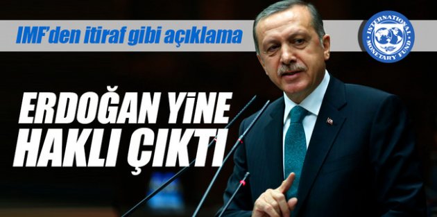 Cumhurbaşkanı Erdoğan yine haklı çıktı