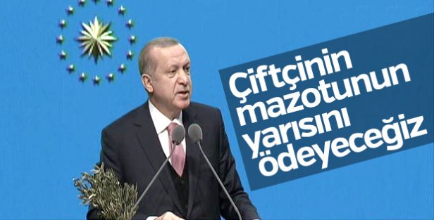 Cumhurbaşkanı Erdoğan'dan çiftçiye 'mazot' müjdesi