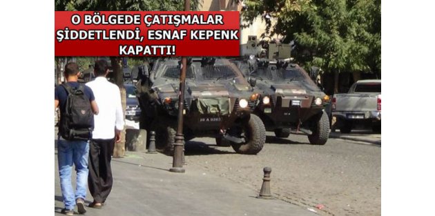 Diyarbakır'da çatışmalar şiddetlendi