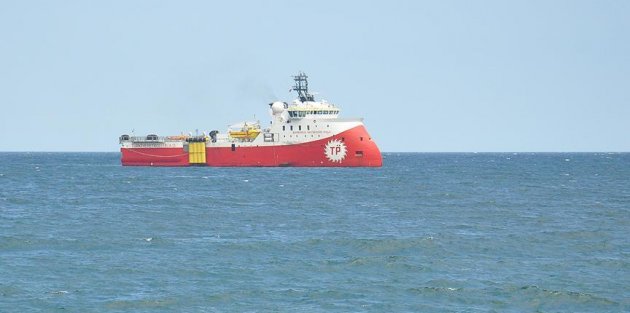 Doğu Akdeniz'de Türk gemisine tacize engelleme