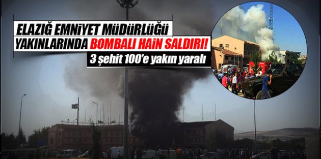 Elazığ'da patlama!
