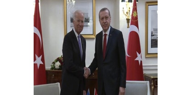 Erdoğan ABD Başkan Yardımcısı Biden ile görüştü
