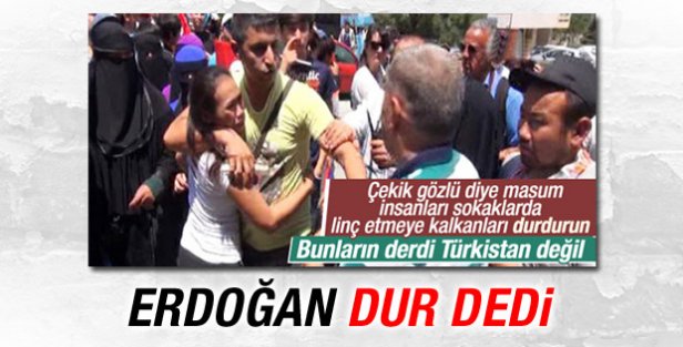 Erdoğan: Provokatörlerin oyununa gelmeyin